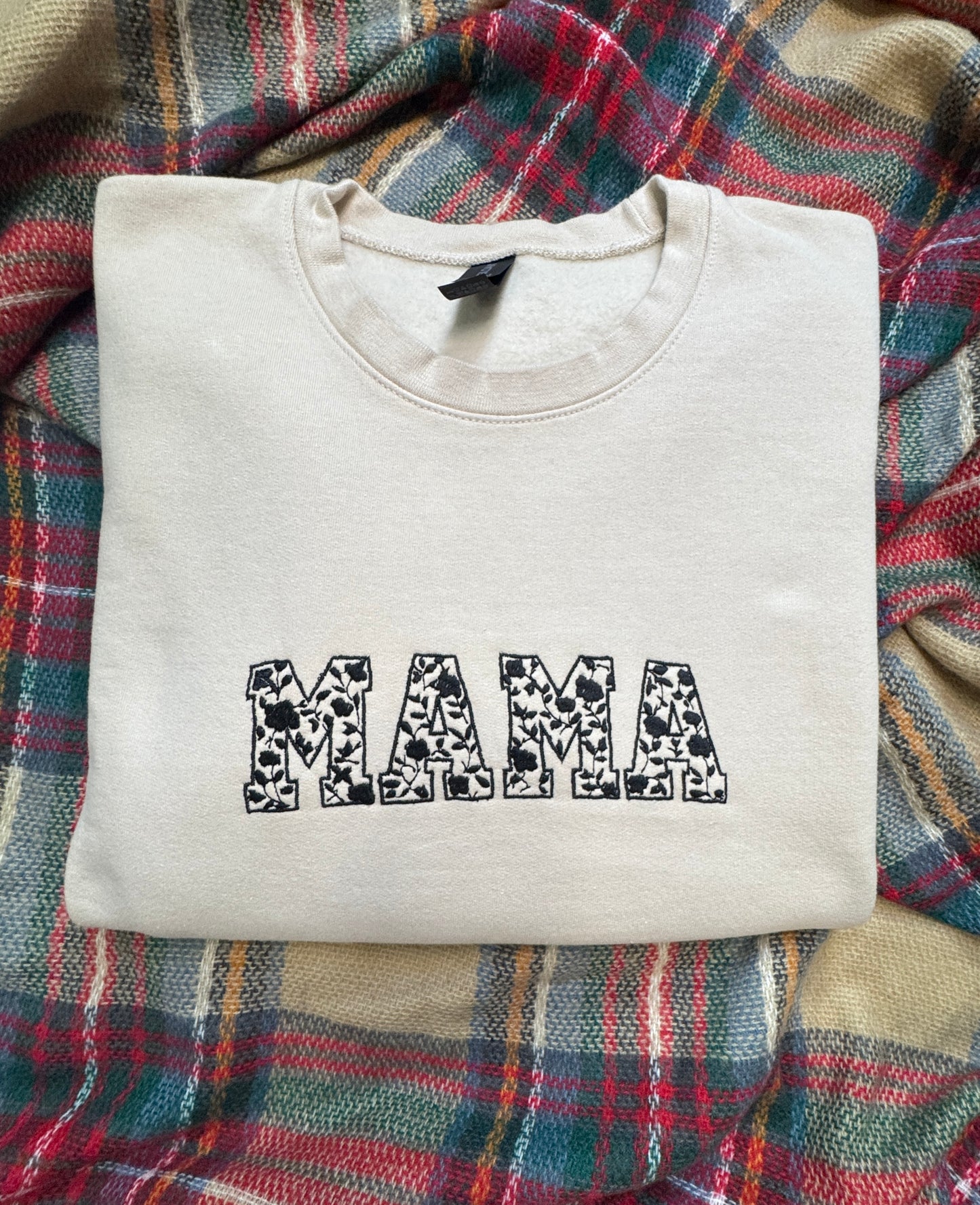 Mama Floral Applique
