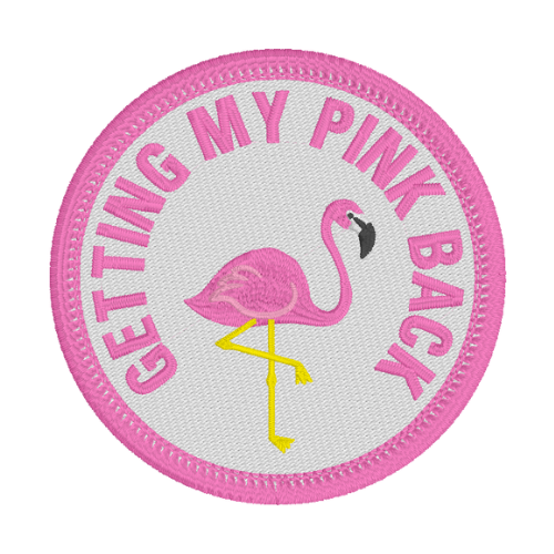 Getting my Pink Back Patch