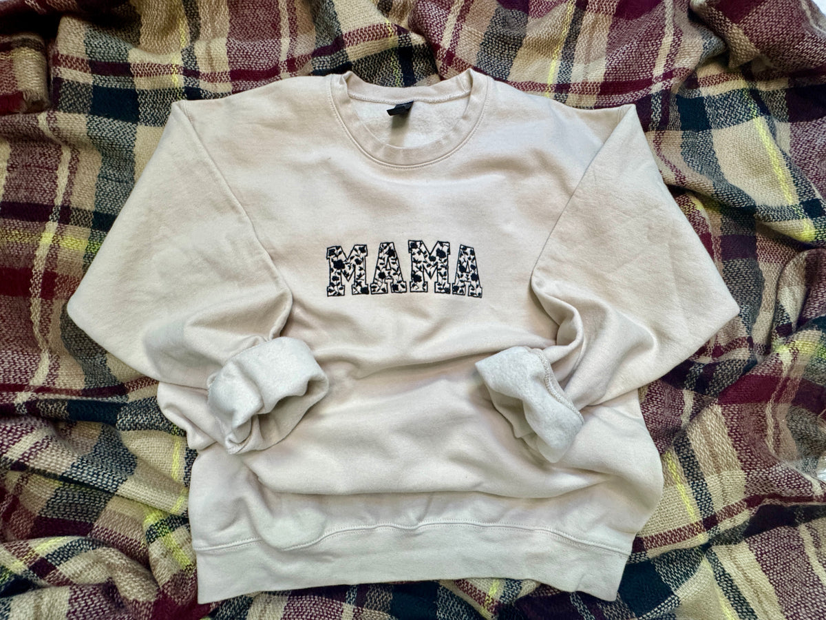 Mama Floral Applique