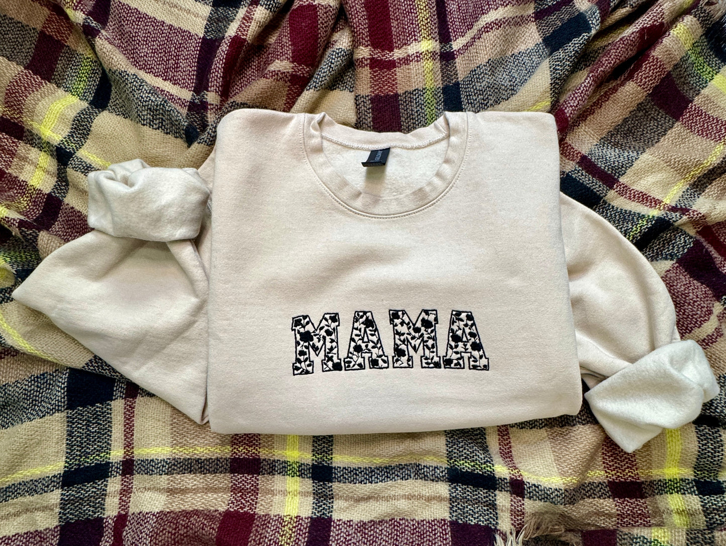 Mama Floral Applique