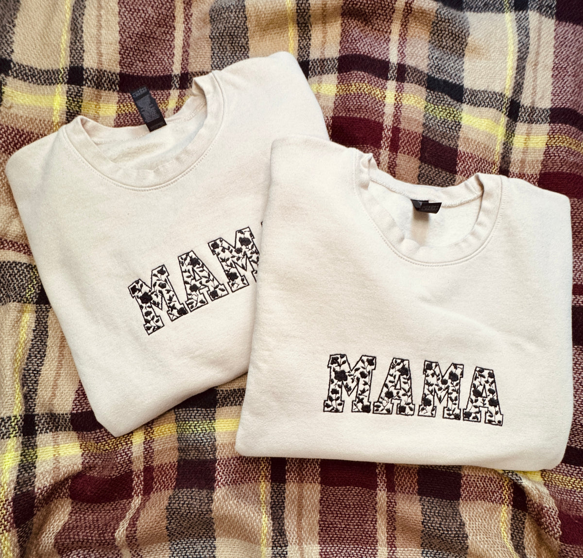 Mama Floral Applique