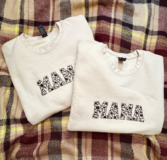 Mama Floral Applique