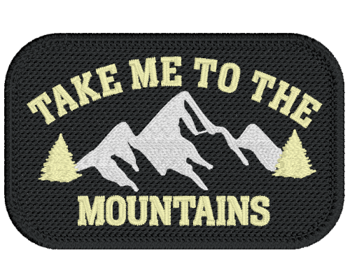 Take Me To The Mountains Patch