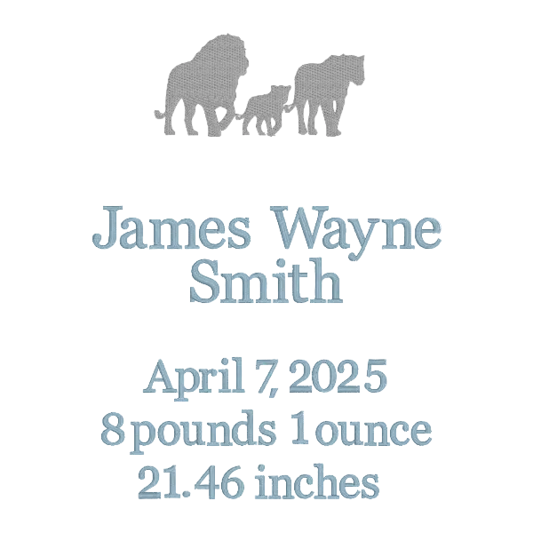 Lion Birth Announcement